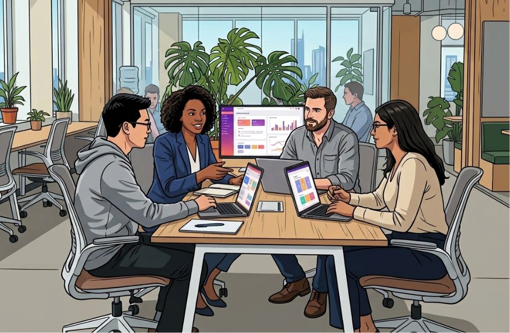 Expertenberatung für dein Intranet der Zukunft. Dieses Bild ist KI-generiert @Nano Banana.